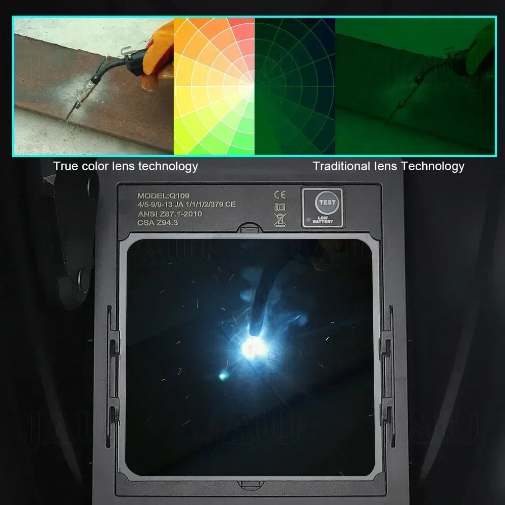 🔥 Auto Darkening Welding Helmet with 100x97mm XL View | 0.04s Reaction⚡4 Sensor True Color🌟【Pro Welder Edition】DIN4-13 Optical for Metal/Car Repair - 360° Comfort Headgear 🔥 Auto Darkening Welding Helmet with 100x97mm XL View | 0.04s Reaction⚡4 Sensor True Color🌟【Pro Welder Edition】DIN4-13 Optical for Metal/Car Repair - 360° Comfort Headgear